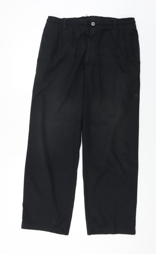 Preworn  Mens Black   Trousers  Size 32 in L26 in