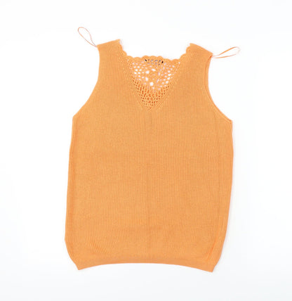 Dorothy Perkins  Womens Orange   Pullover Jumper Size 12