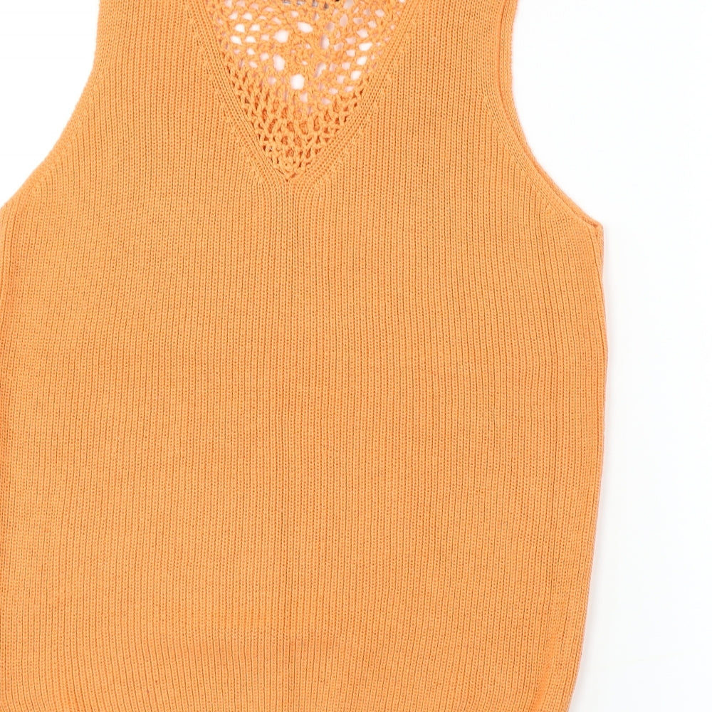 Dorothy Perkins  Womens Orange   Pullover Jumper Size 12