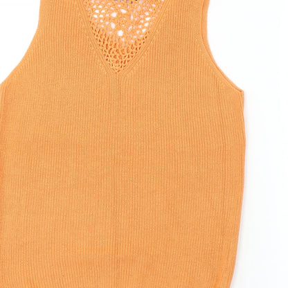 Dorothy Perkins  Womens Orange   Pullover Jumper Size 12