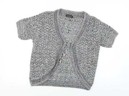 Glamour  Womens Grey   Cardigan Jumper Size M