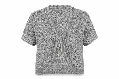 Glamour  Womens Grey   Cardigan Jumper Size M