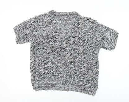 Glamour  Womens Grey   Cardigan Jumper Size M