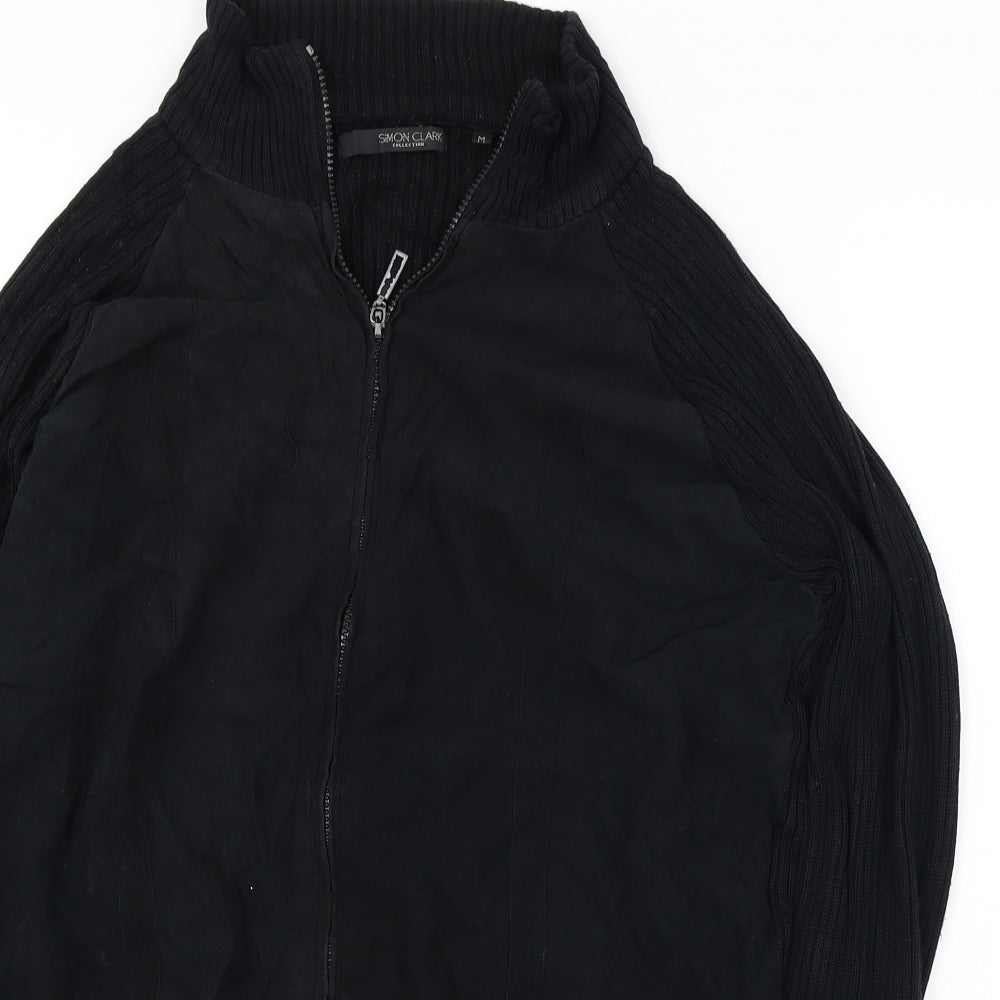 Mens UK Size M Simon Clarke Black Jacket