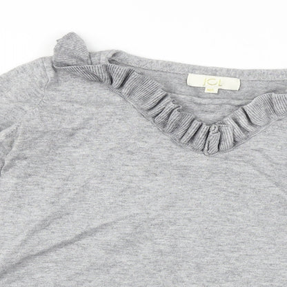 JCL  Womens Grey   Pullover Jumper Size M