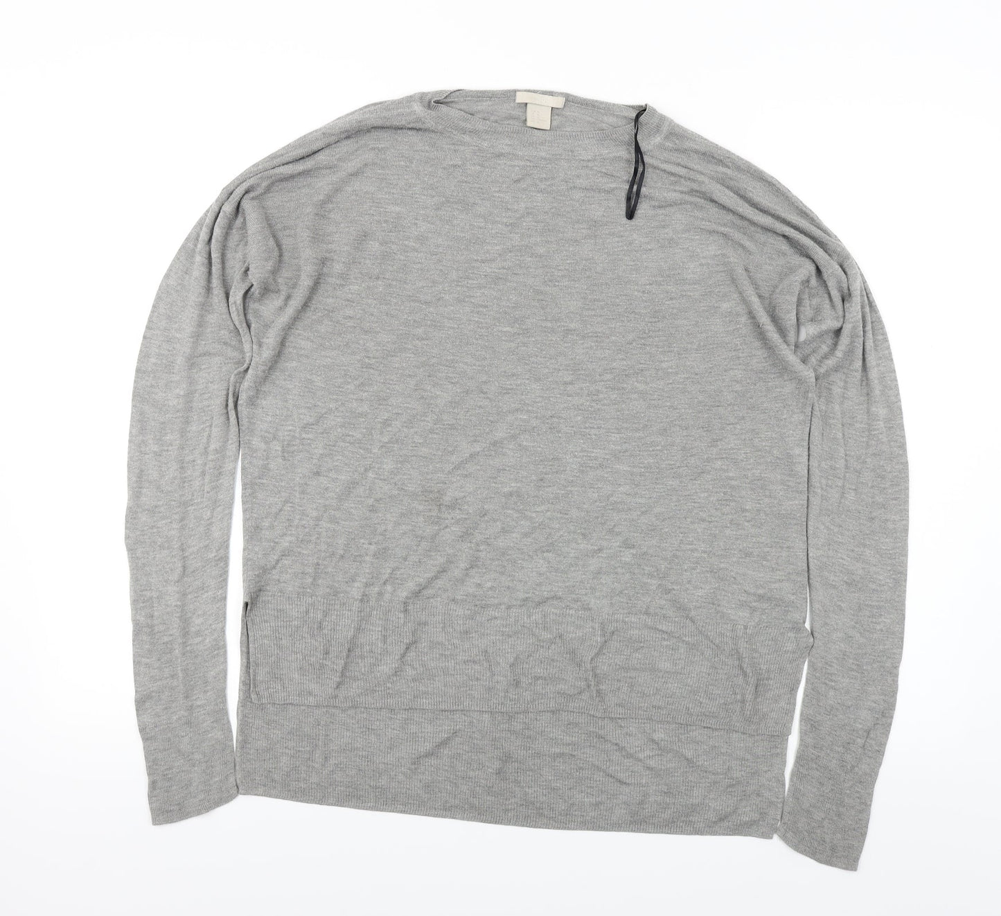 H&M  Womens Grey   Pullover Jumper Size M