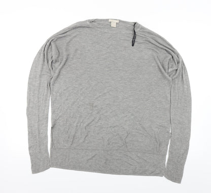 H&M  Womens Grey   Pullover Jumper Size M