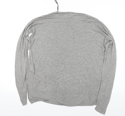 H&M  Womens Grey   Pullover Jumper Size M
