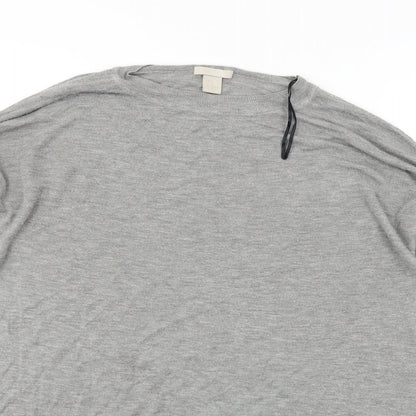 H&M  Womens Grey   Pullover Jumper Size M