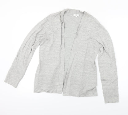 Country Casuals  Womens Grey Striped  Cardigan Jumper Size M