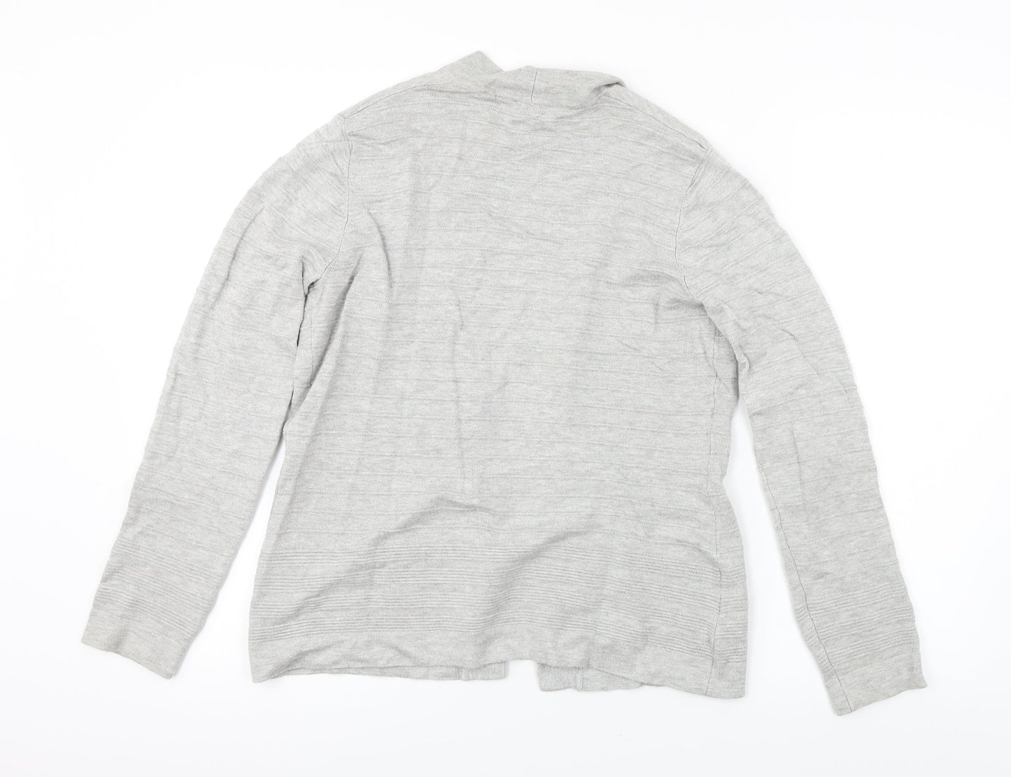 Country Casuals  Womens Grey Striped  Cardigan Jumper Size M