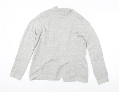Country Casuals  Womens Grey Striped  Cardigan Jumper Size M