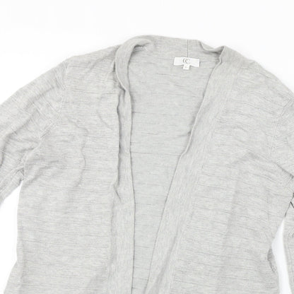 Country Casuals  Womens Grey Striped  Cardigan Jumper Size M