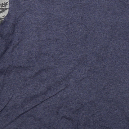 Cristina  Womens Blue Floral  Pullover Jumper Size XL