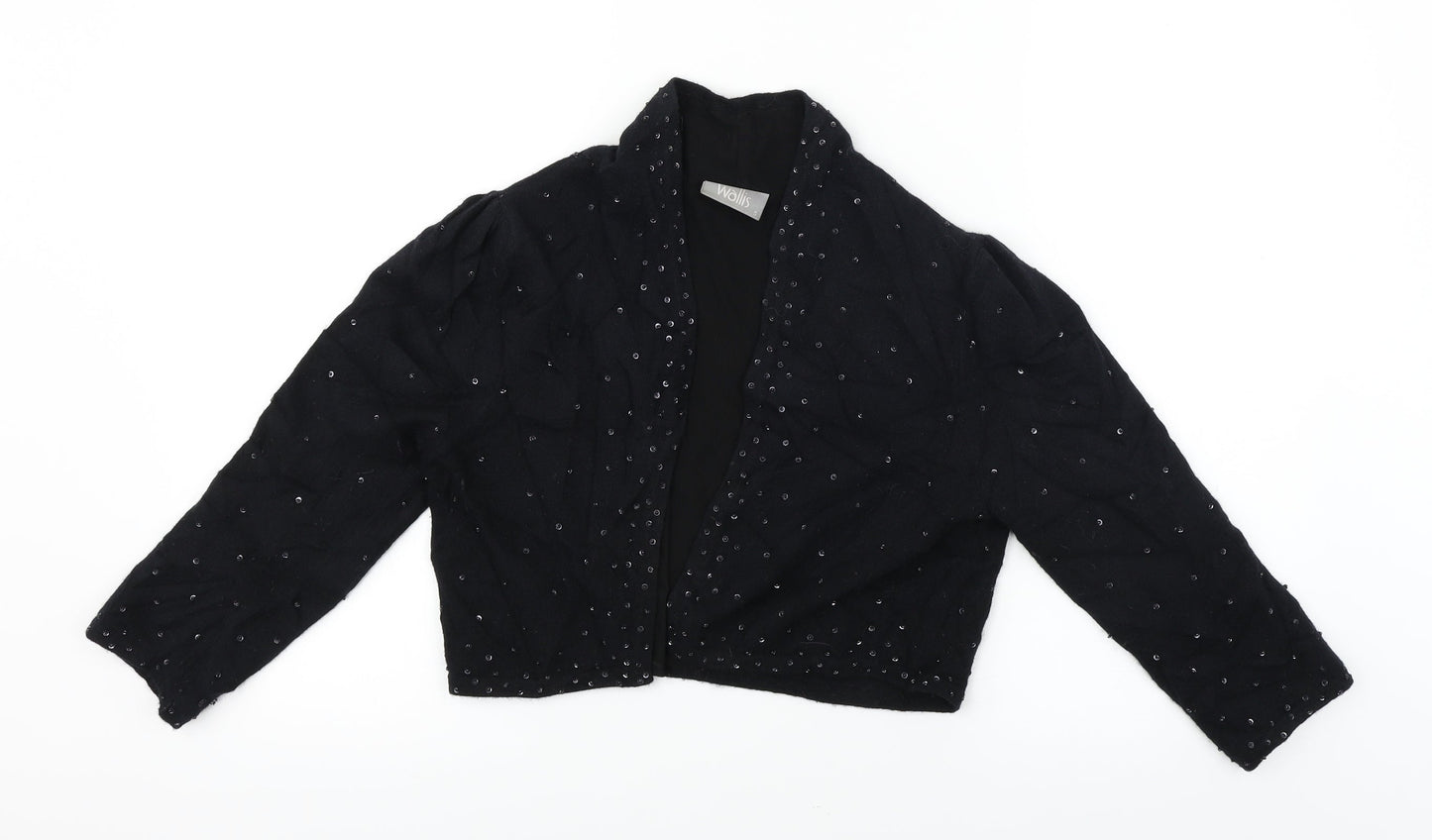 Wallis Womens Black   Cardigan Jumper Size 8