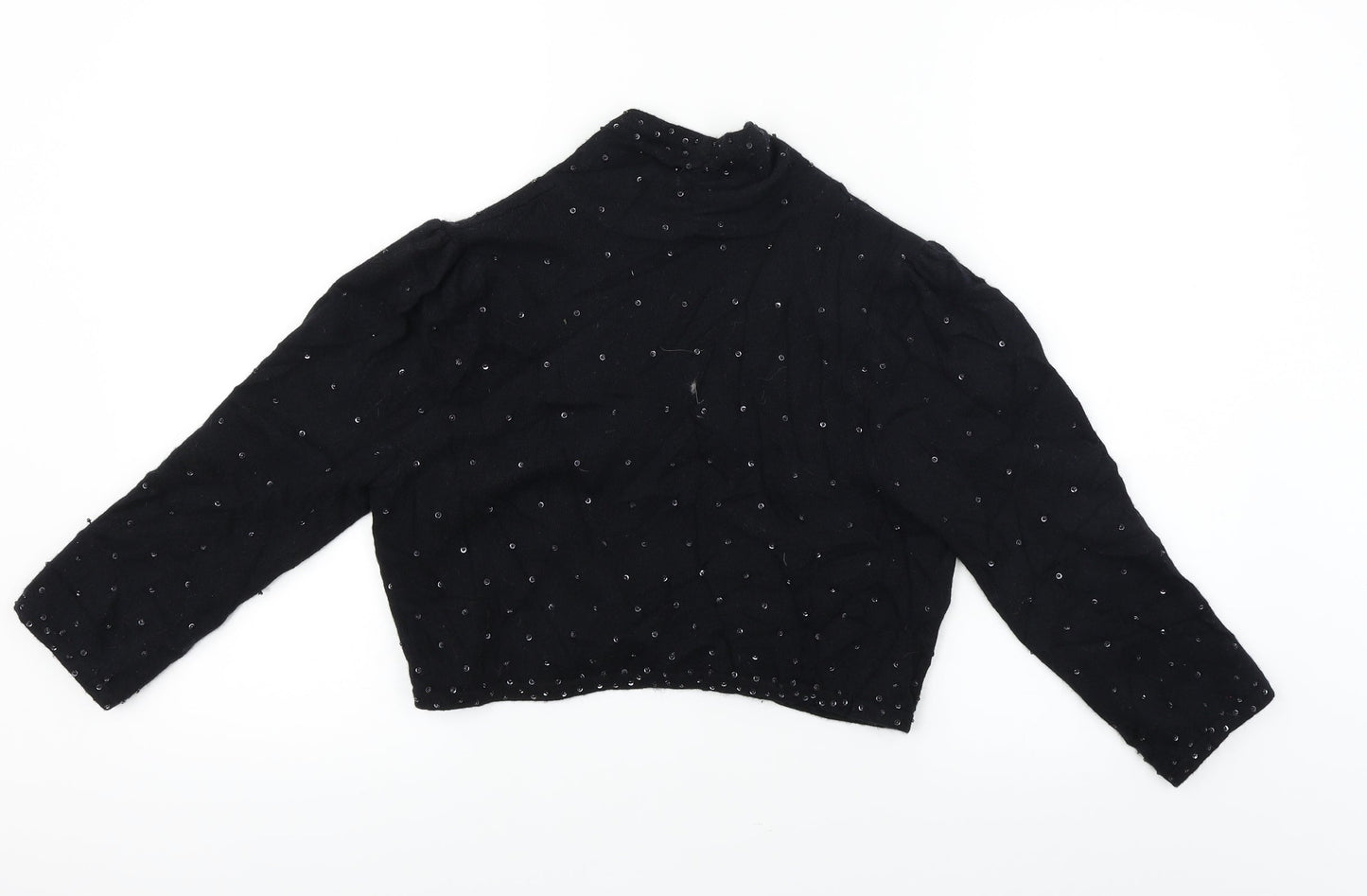 Wallis Womens Black   Cardigan Jumper Size 8