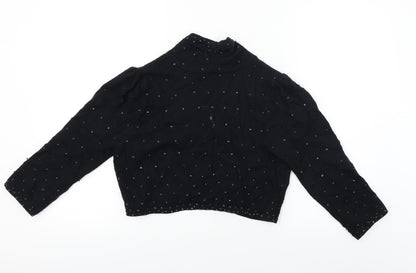 Wallis Womens Black   Cardigan Jumper Size 8