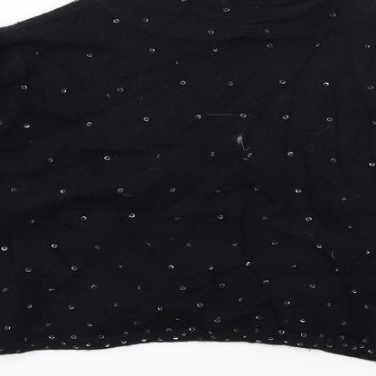 Wallis Womens Black   Cardigan Jumper Size 8