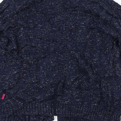Nutmeg  Girls Blue   Cardigan Jumper Size 10 Years