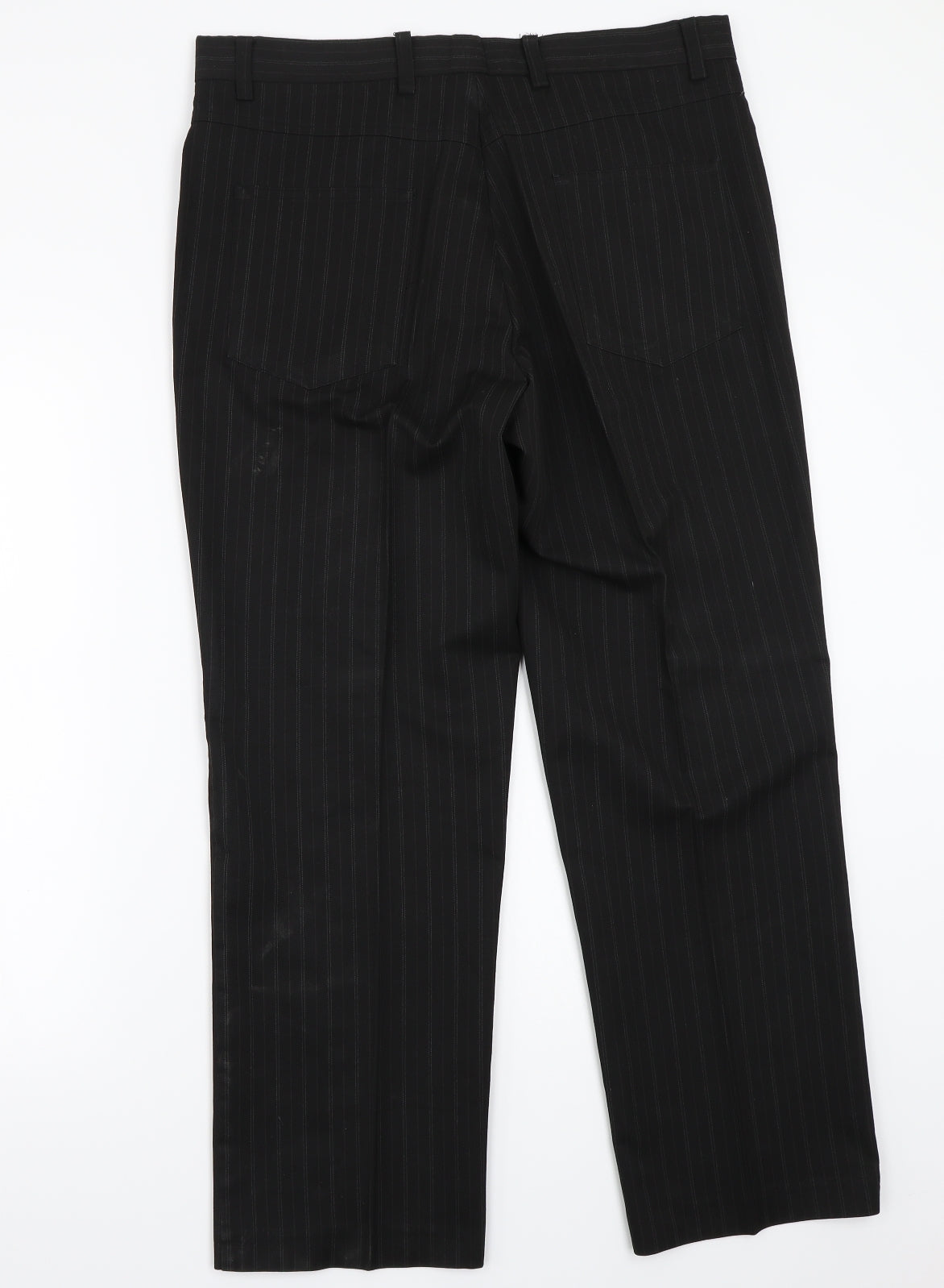 F&F Mens Blue Striped  Trousers  Size 34 L29 in