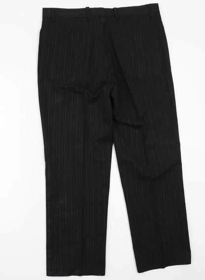 F&F Mens Blue Striped  Trousers  Size 34 L29 in