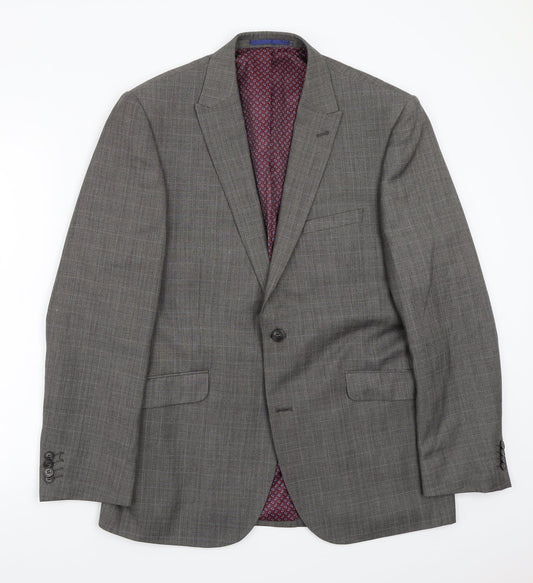 Mens UK Size 40 Taylor & Wright Regular Grey Suit Jacket