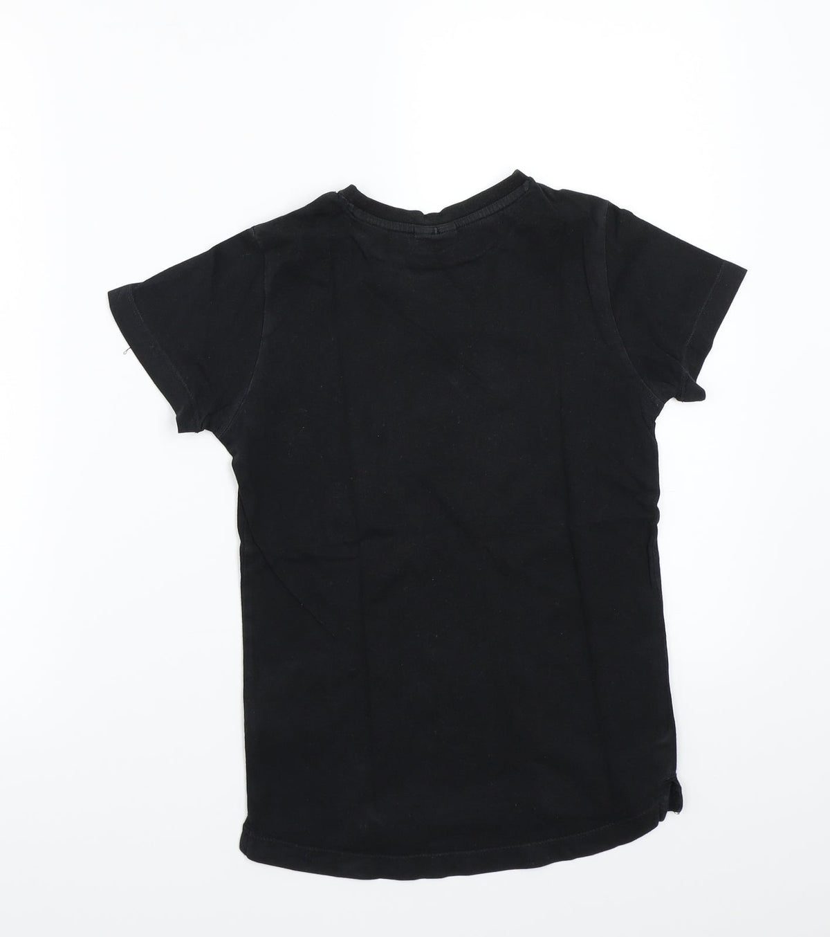Next Boys Black   Basic T-Shirt Size 7 Years
