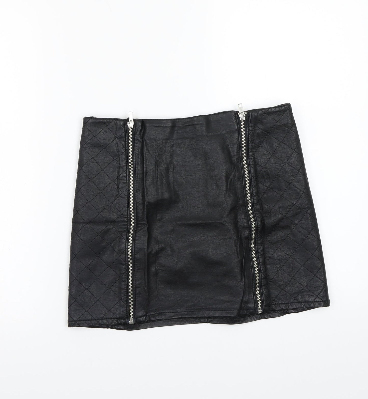 H&M Womens Black   A-Line Skirt Size 12