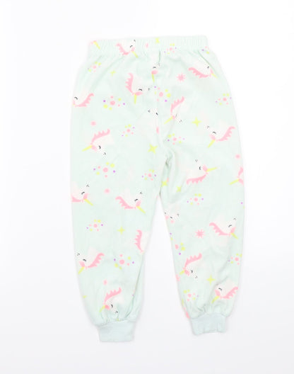 Primark Girls Green   Capri Pyjama Pants Size 3-4 Years