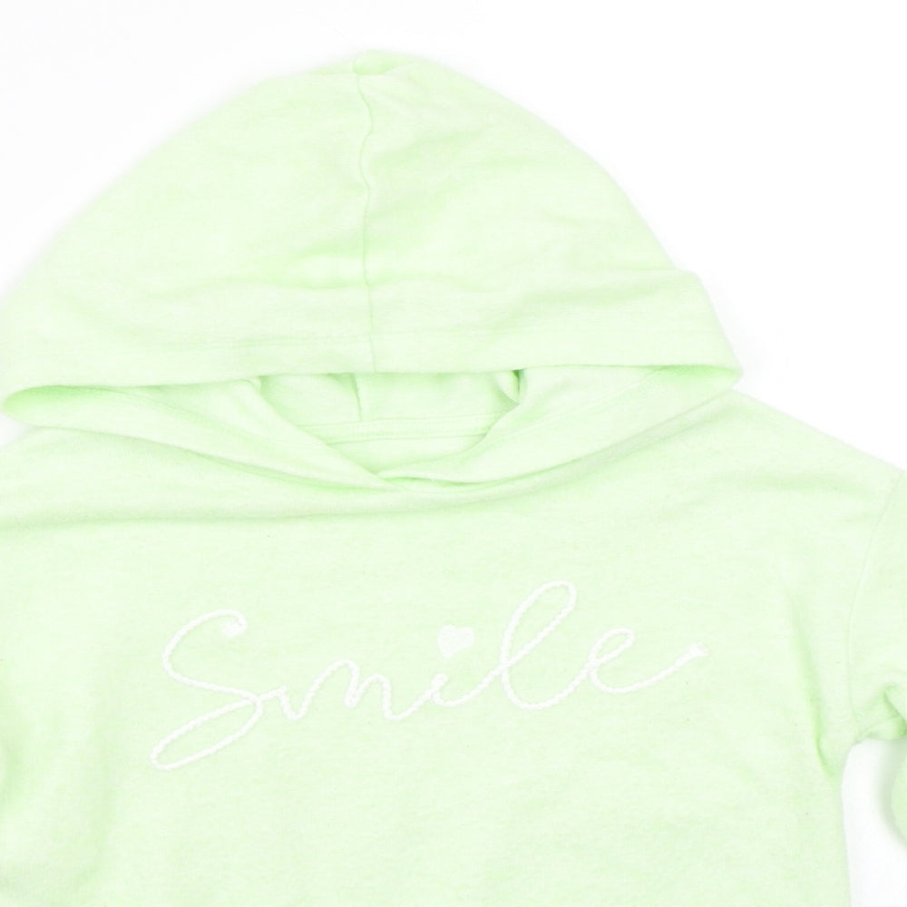 St Bernard Girls Green   Pullover Hoodie Size 4-5 Years