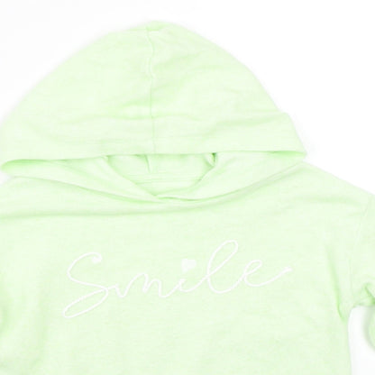 St Bernard Girls Green   Pullover Hoodie Size 4-5 Years