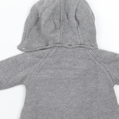 Obaibi Baby Grey   Jacket Coatigan Size 3-6 Months