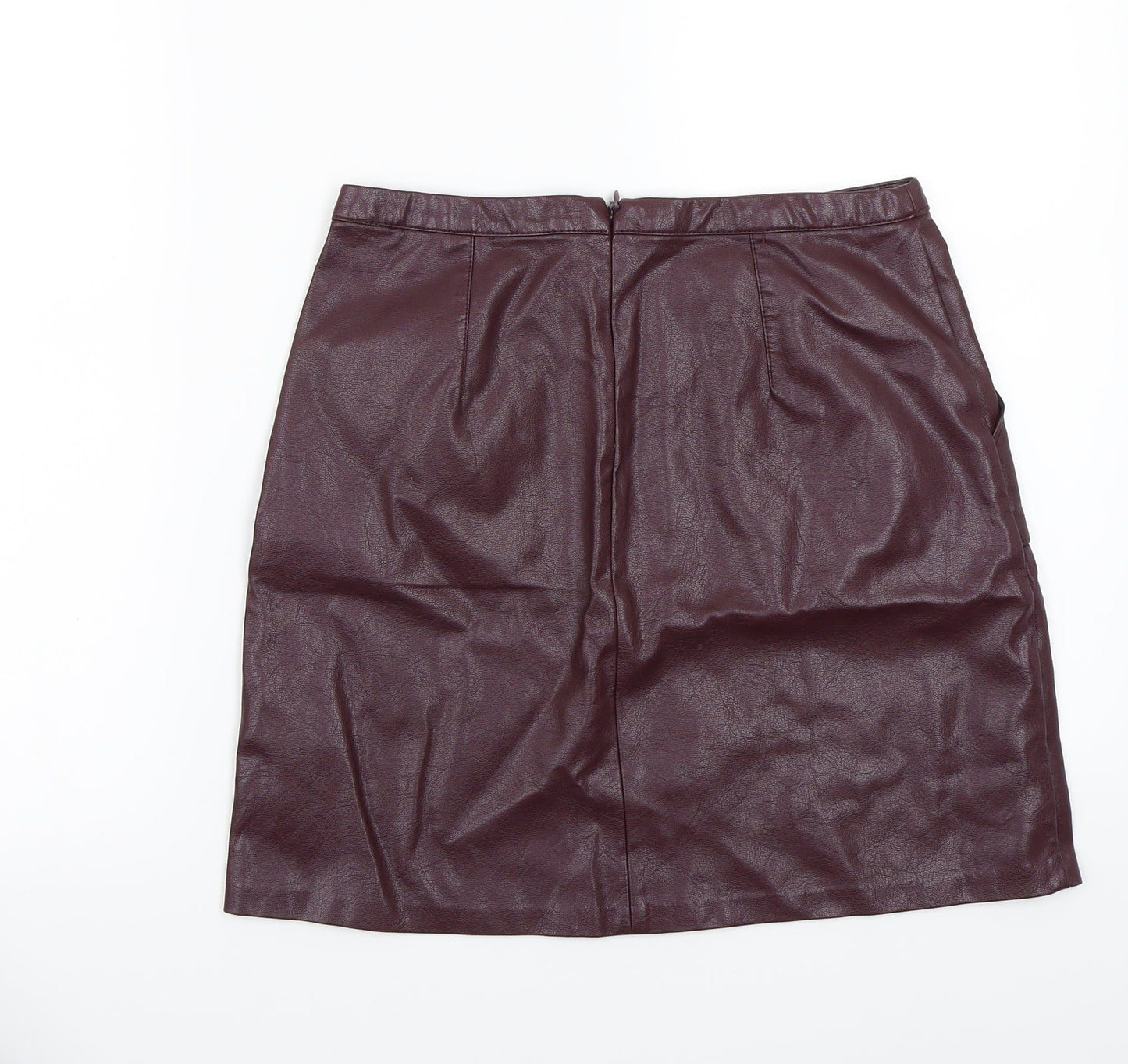 Newlook Womens Purple   A-Line Skirt Size 8