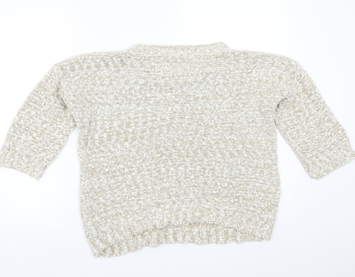 Bonmarché Womens Beige Pullover Jumper Size S