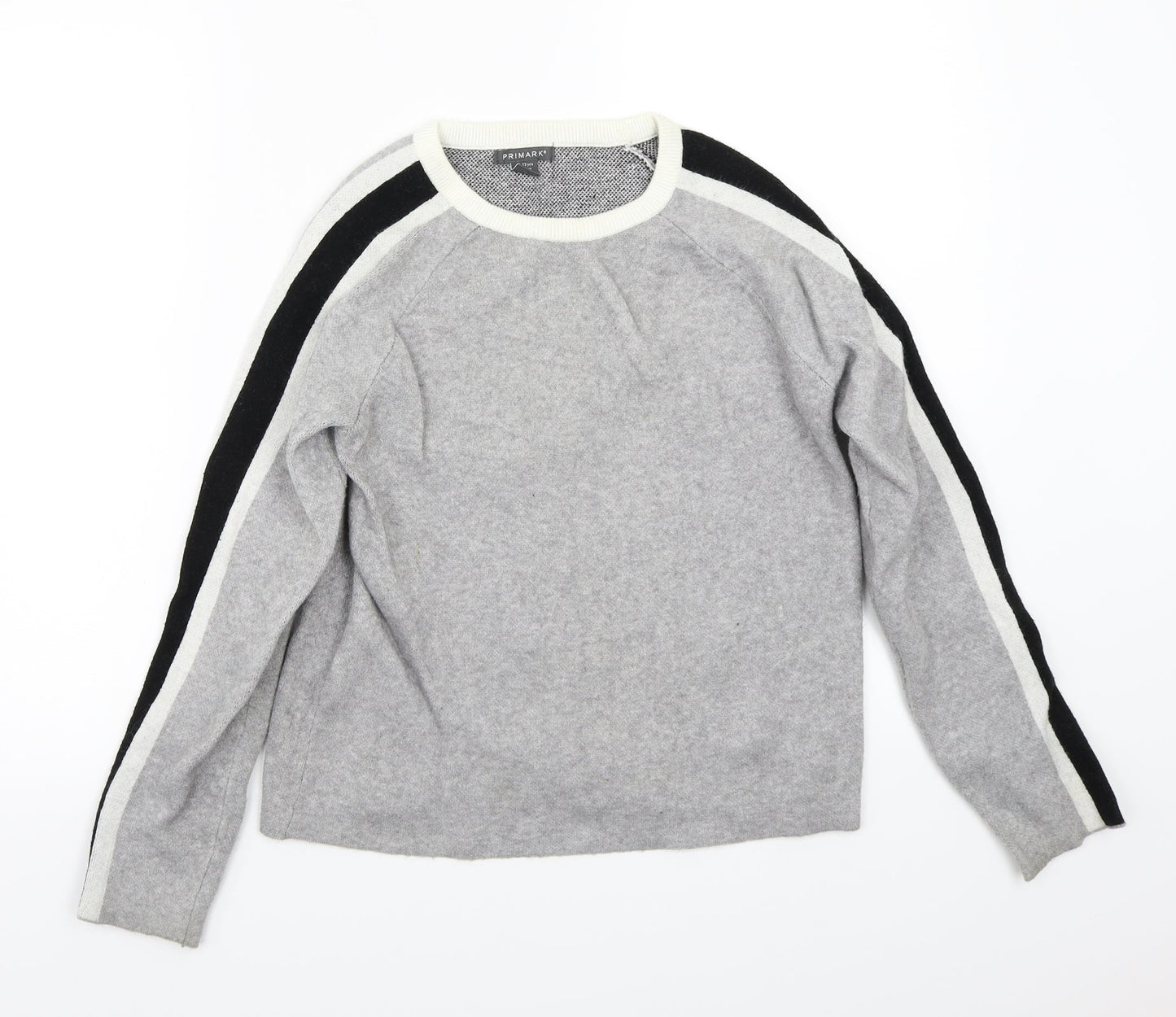 Primark Boys Grey   Pullover Jumper Size 13 Years