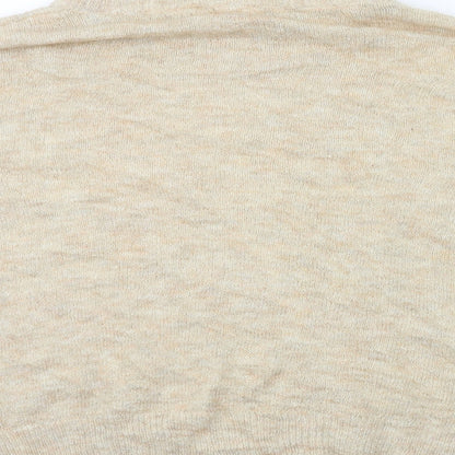 H&M Womens Gold  Knit Pullover Jumper Size M