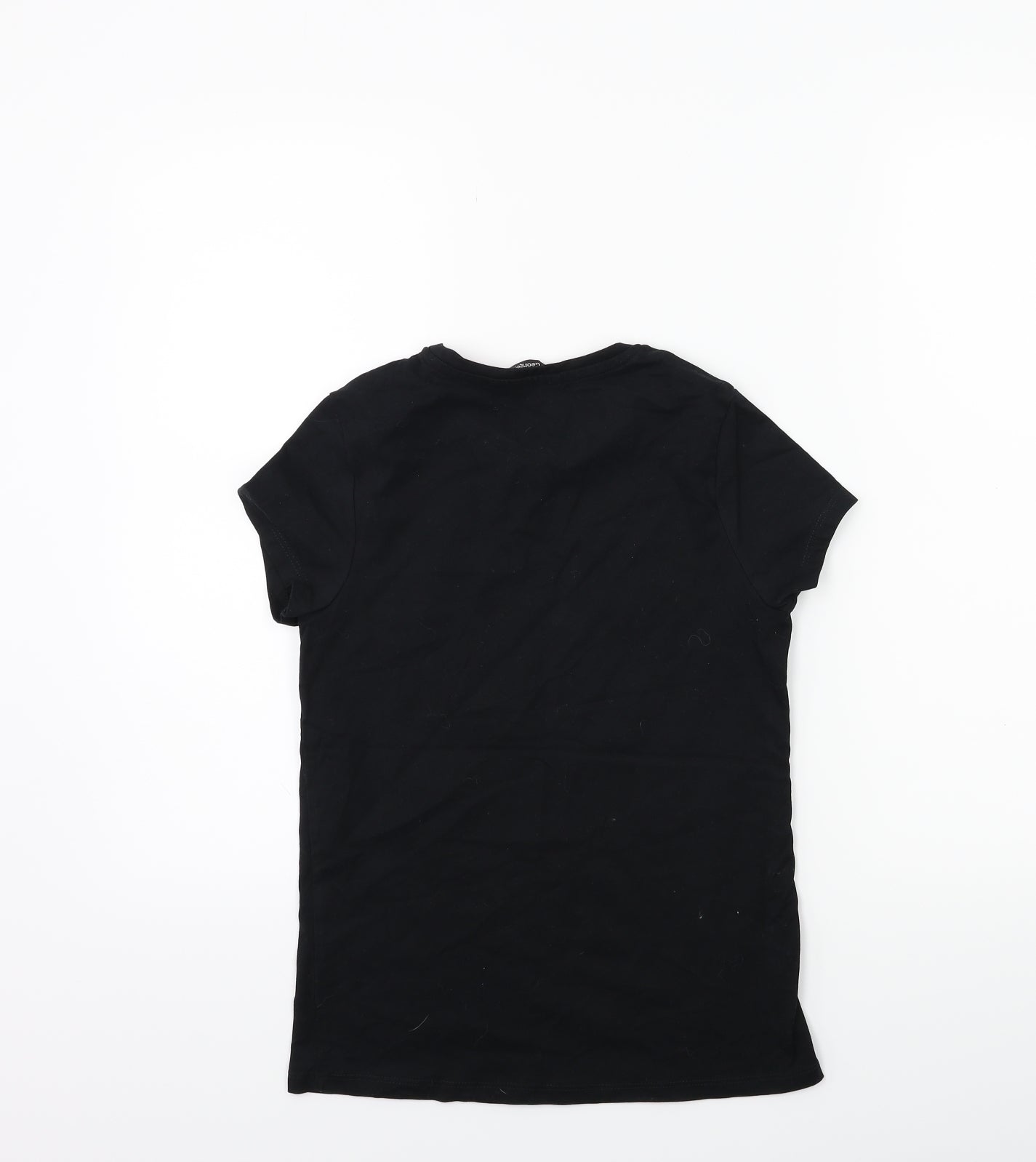 George Boys Black   Basic T-Shirt Size 11-12 Years  - chrismas