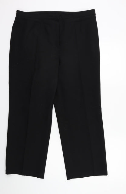 Womens UK Size 36 in Marks and Spencer Regular Fit  Black Trousers