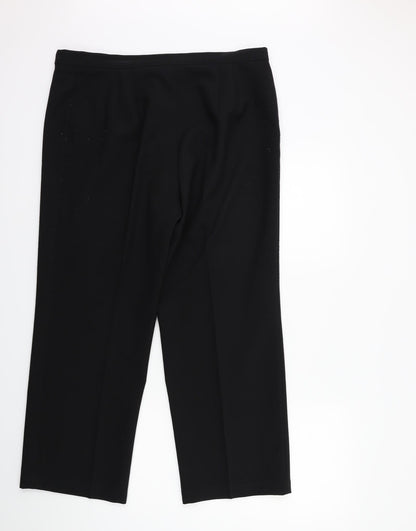 Womens UK Size 36 in Marks and Spencer Regular Fit  Black Trousers