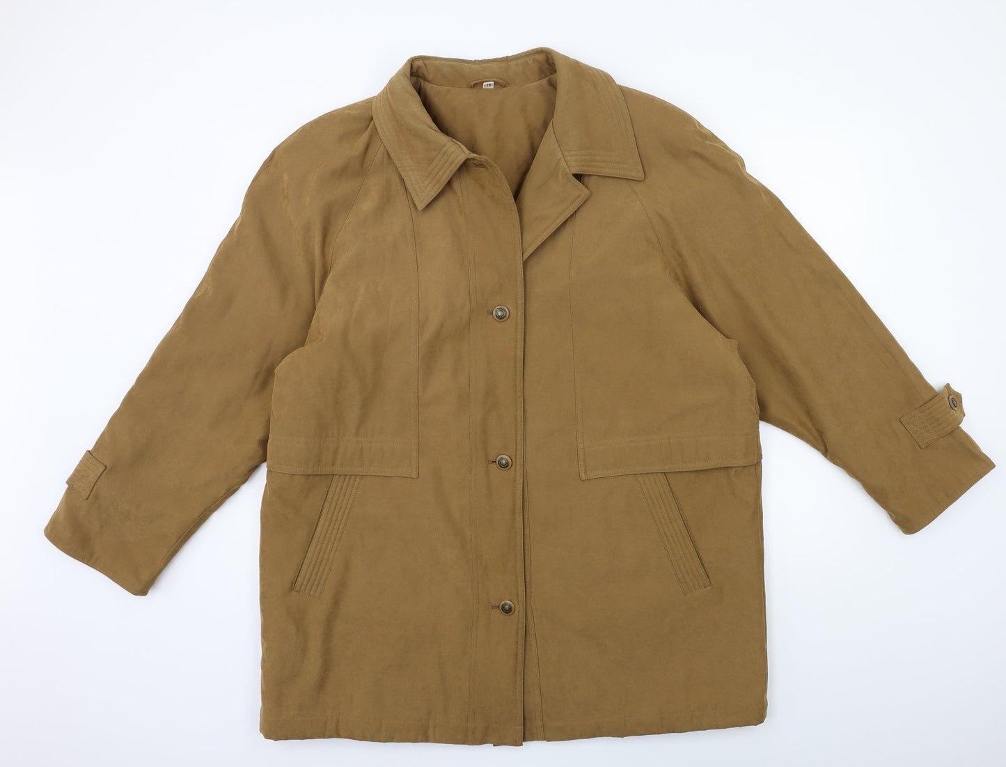 Womens UK Size 18 Preworn Brown Overcoat