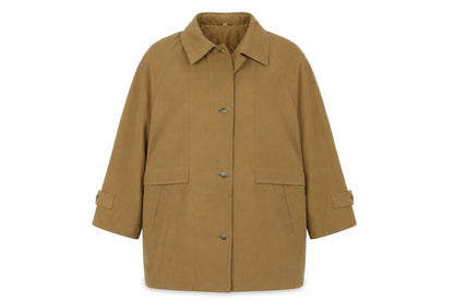Womens UK Size 18 Preworn Brown Overcoat