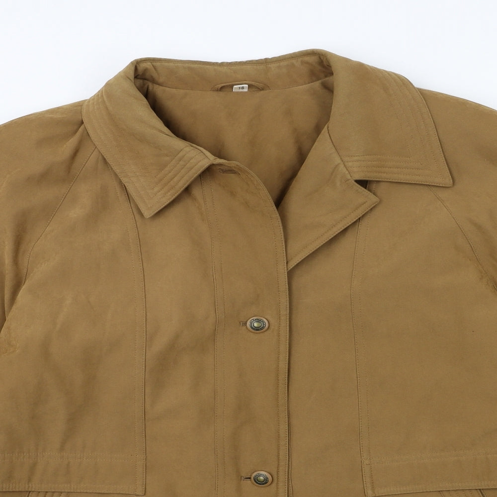Womens UK Size 18 Preworn Brown Overcoat