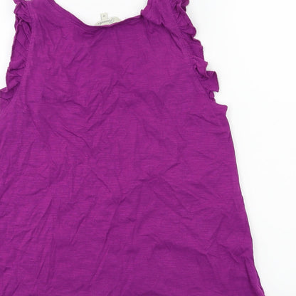Womens UK Size 12 Peacocks Purple Basic Tank