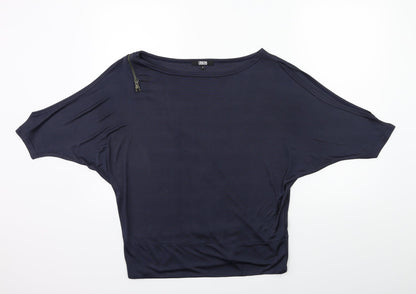 Womens UK Size 12 ASOS Grey Basic Blouse