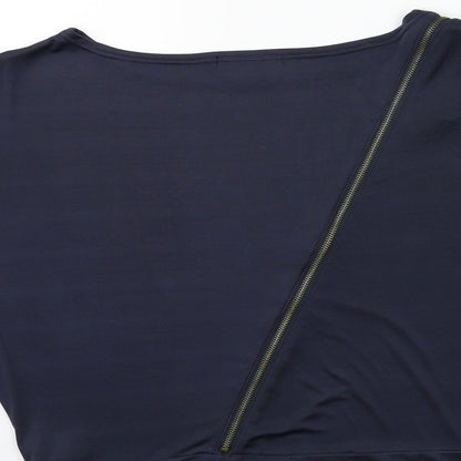 Womens UK Size 12 ASOS Grey Basic Blouse