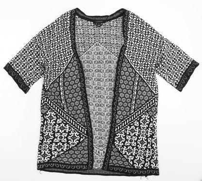 Atmosphere Womens Multicoloured Geometric Knit Cardigan Jumper Size S