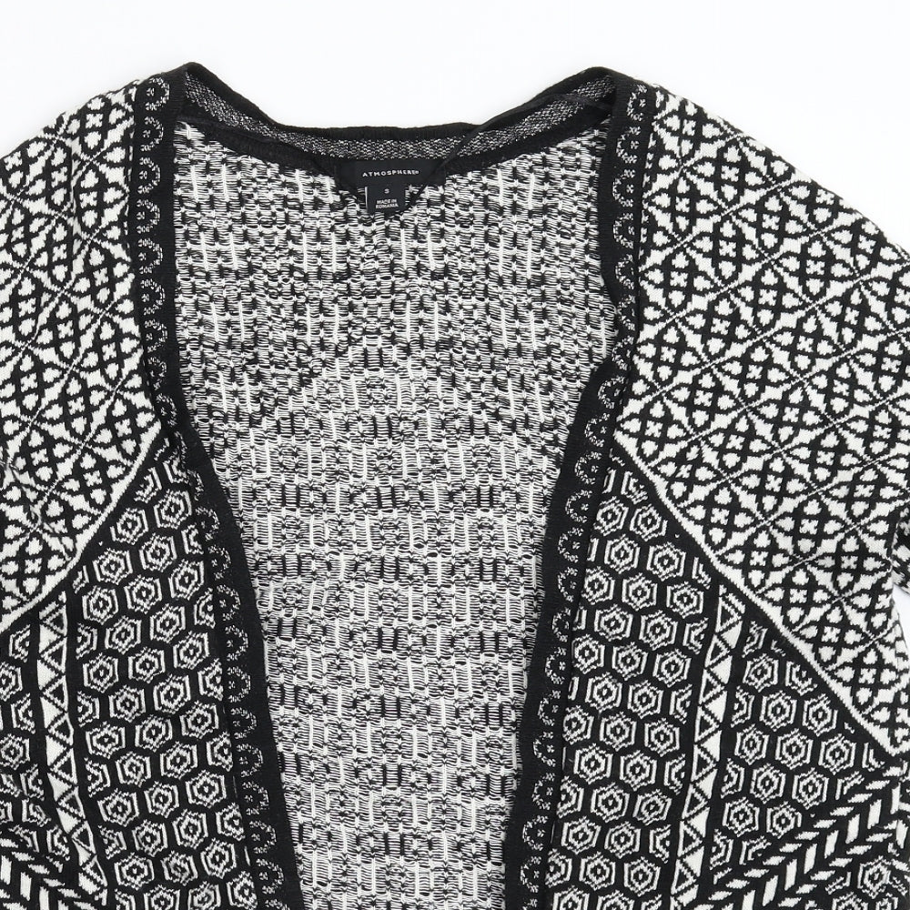 Atmosphere Womens Multicoloured Geometric Knit Cardigan Jumper Size S