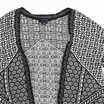 Atmosphere Womens Multicoloured Geometric Knit Cardigan Jumper Size S