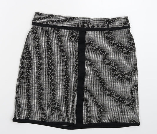 Papaya Womens Grey   Mini Skirt Size 10