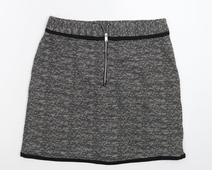 Papaya Womens Grey   Mini Skirt Size 10